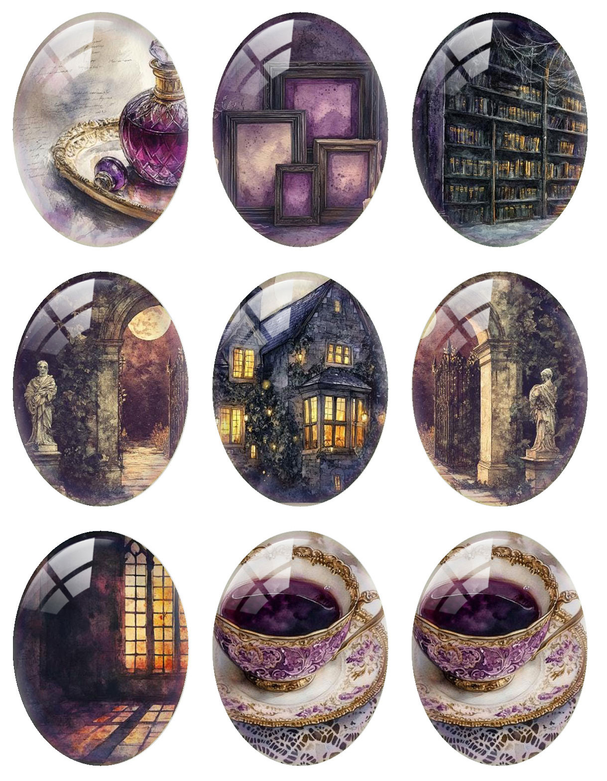 10pcs/lot Halloween Purple Got – Candle Making Diy recenzja i cena