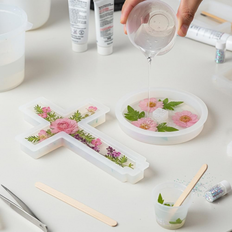 Two silicone molds with a base – Candle Making Diy recenzja i cena