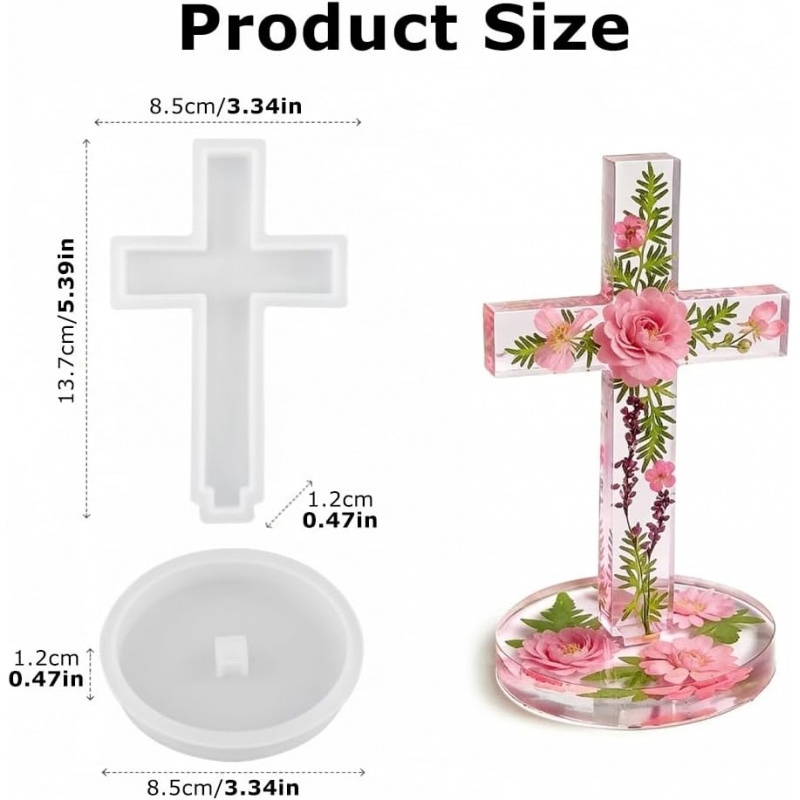Two silicone molds with a base – Candle Making Diy recenzja i cena