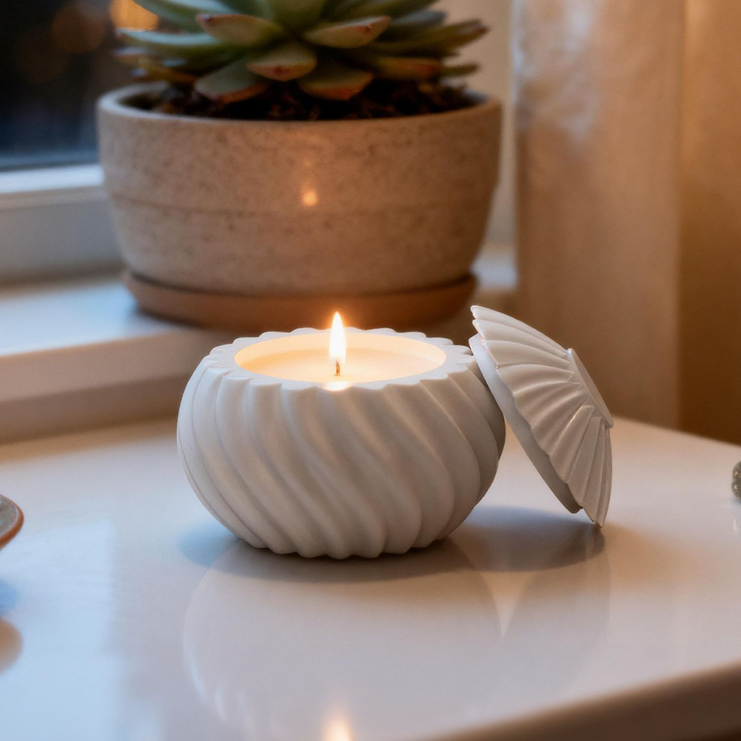 DIY Spiral Pearlescent Candle  – Candle Making Design recenzja i cena