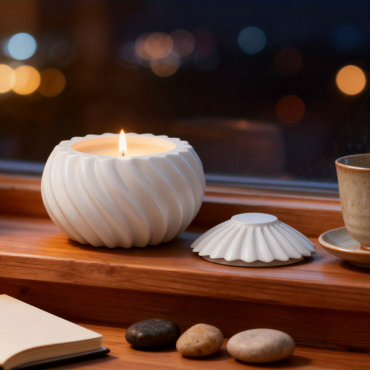 DIY Spiral Pearlescent Candle  – Candle Making Design recenzja i cena