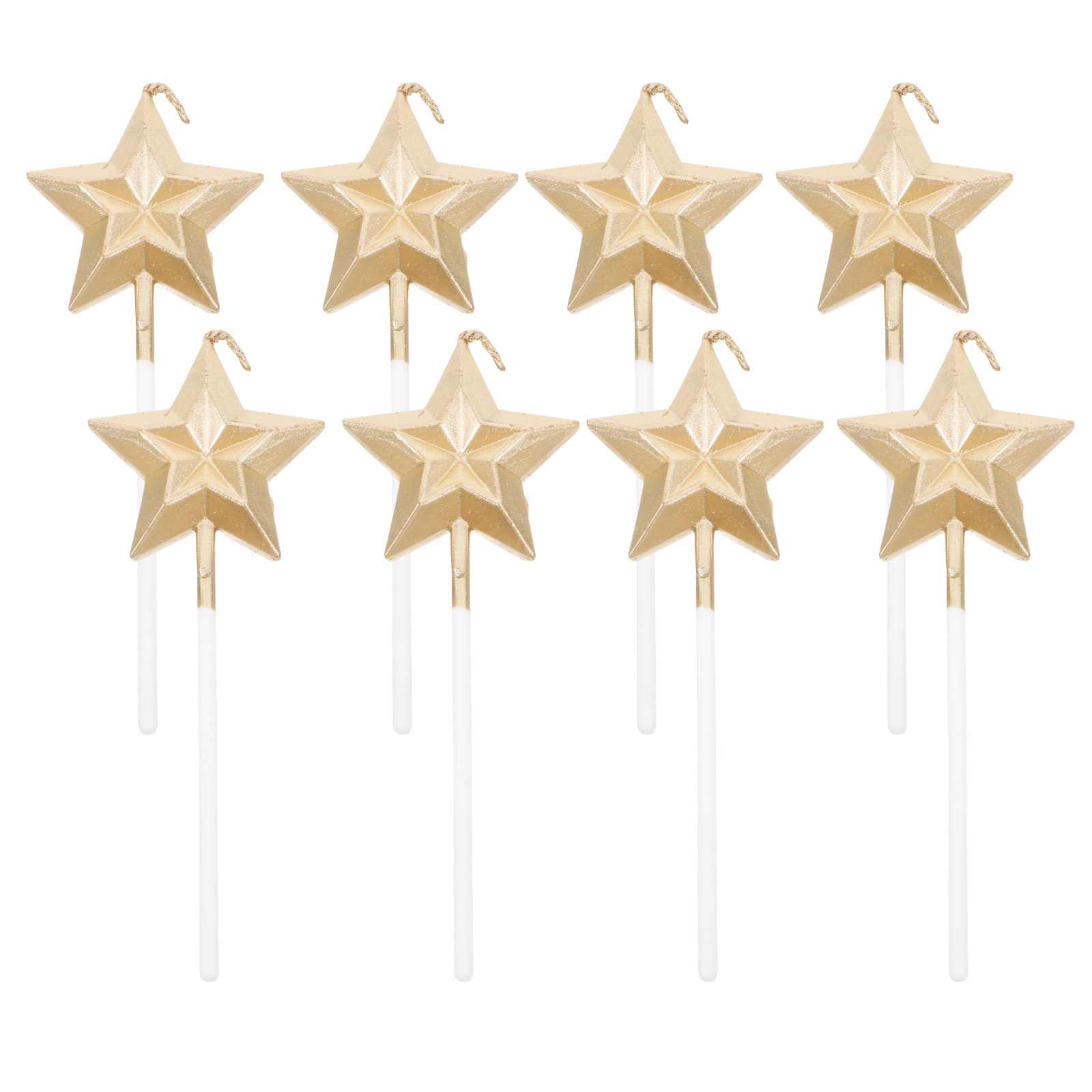 8Pcs Star Shaped Birthday Cake – Paraffin Candle Wax recenzja i cena