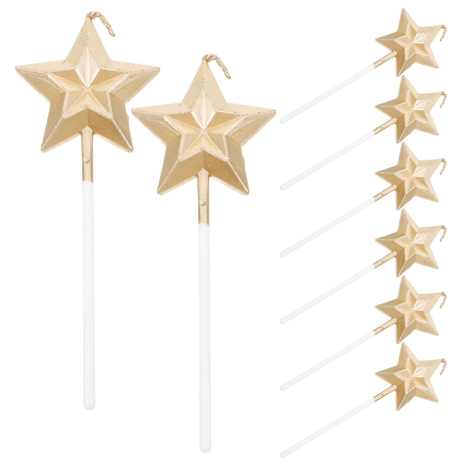 8Pcs Star Shaped Birthday Cake – Paraffin Candle Wax recenzja i cena