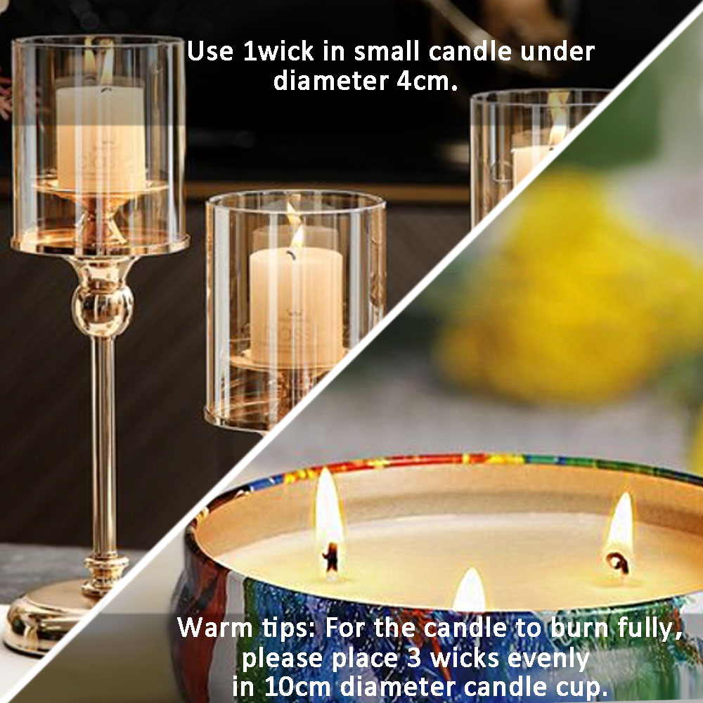55pcs Flower Candle Wick Wood  – Candle Making Homewood recenzja i cena