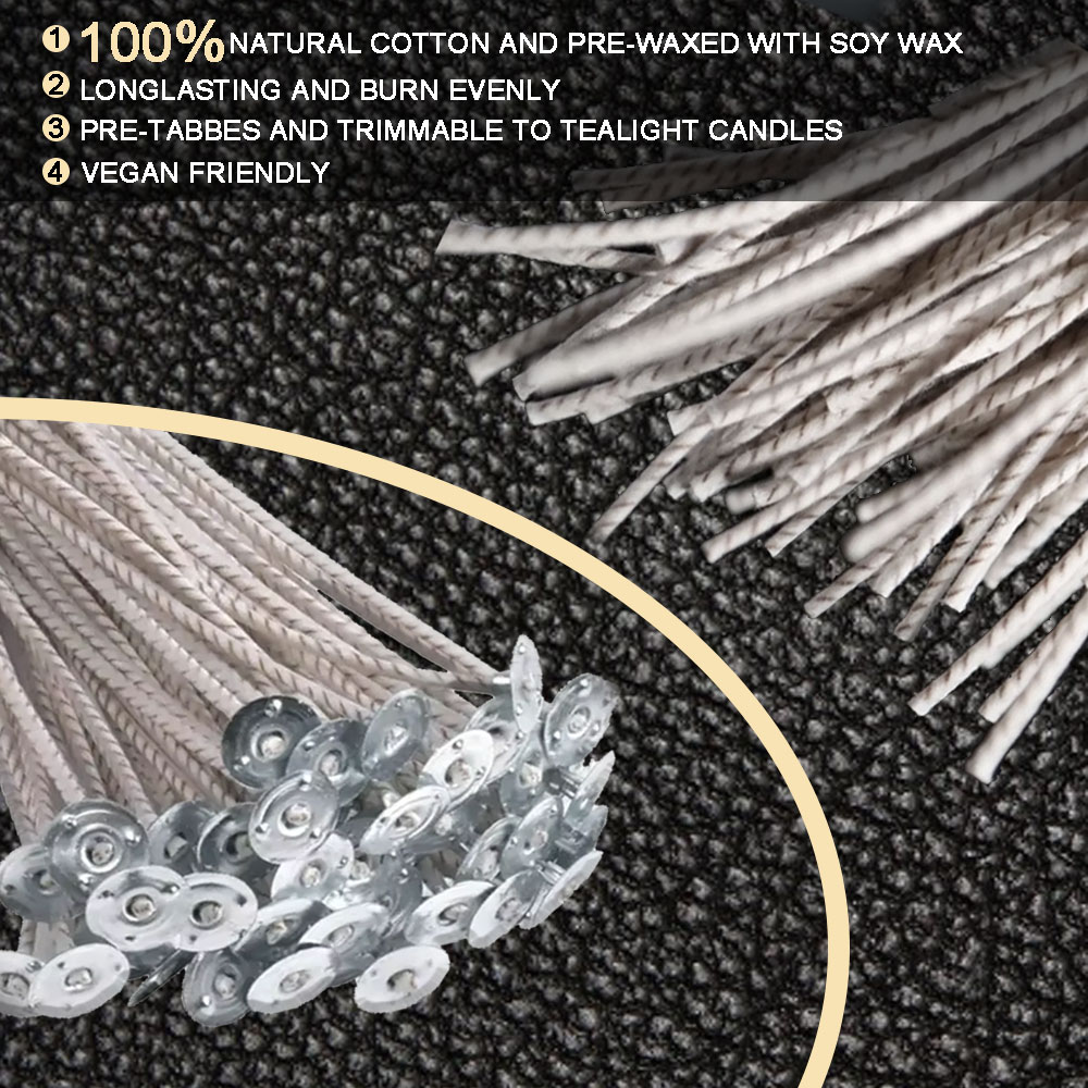 55pcs Flower Candle Wick Wood  – Candle Making Homewood recenzja i cena