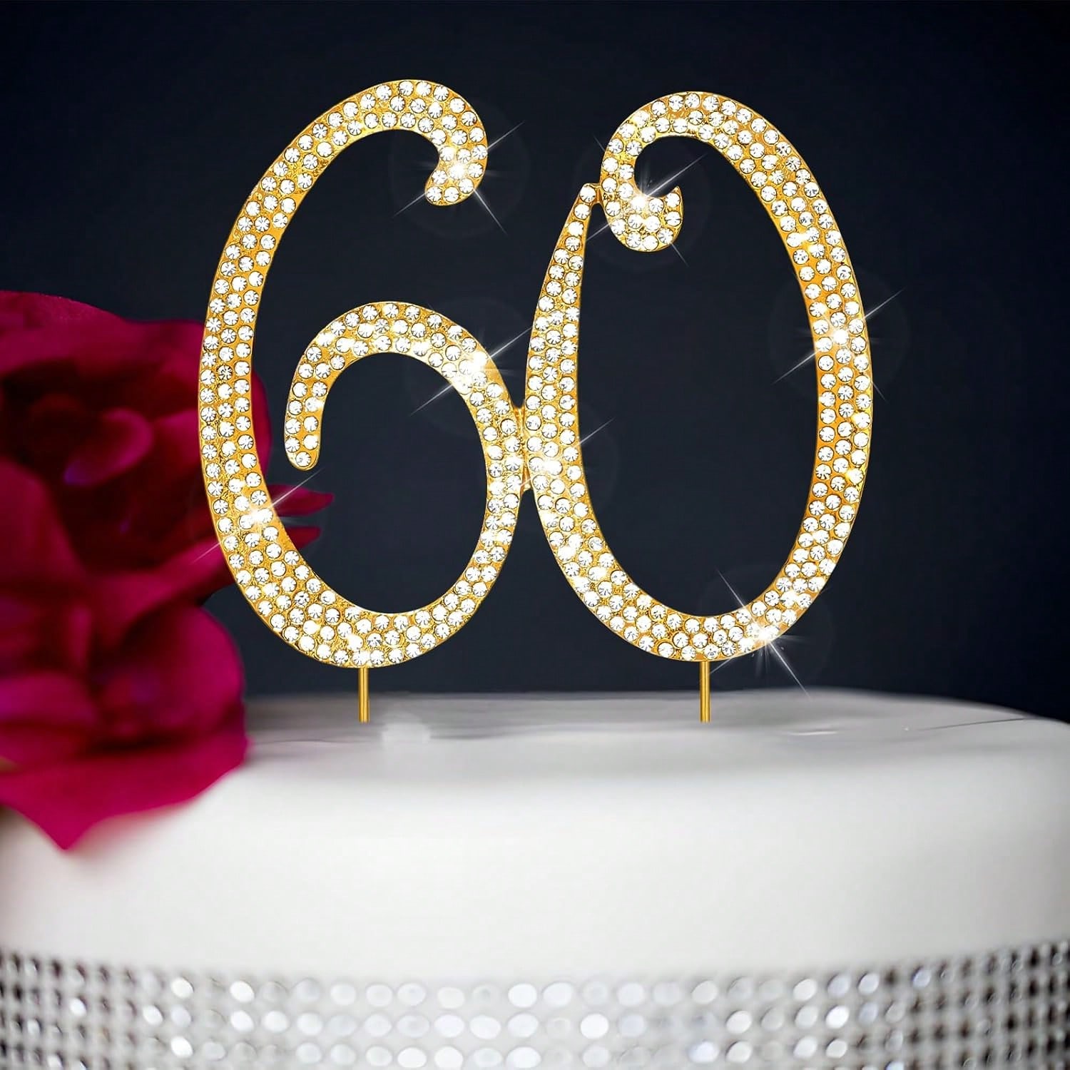 Large Gold Rhinestone Number C – Candle Making Products recenzja i cena