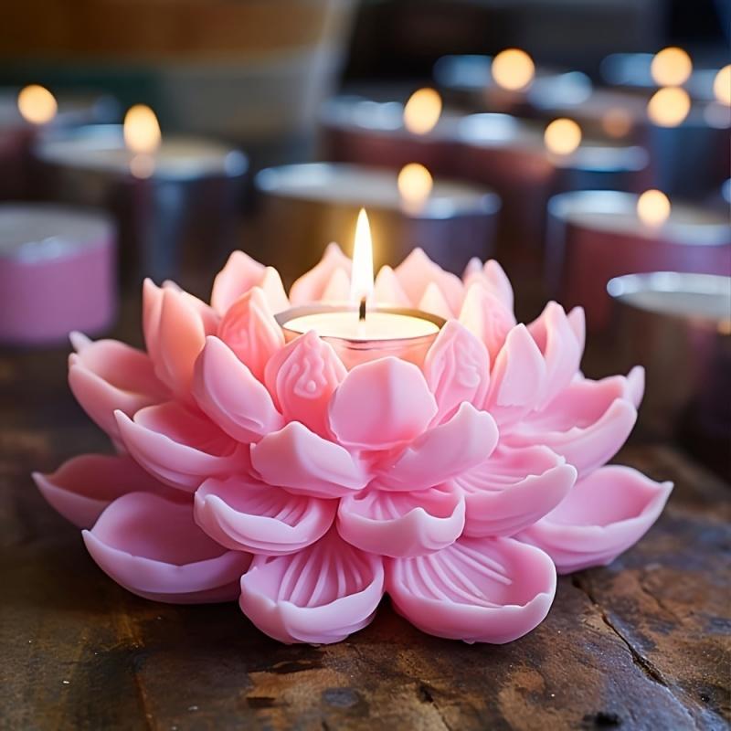 1PC Lotus Flower Candle Mold S – Candle Making Design recenzja i cena