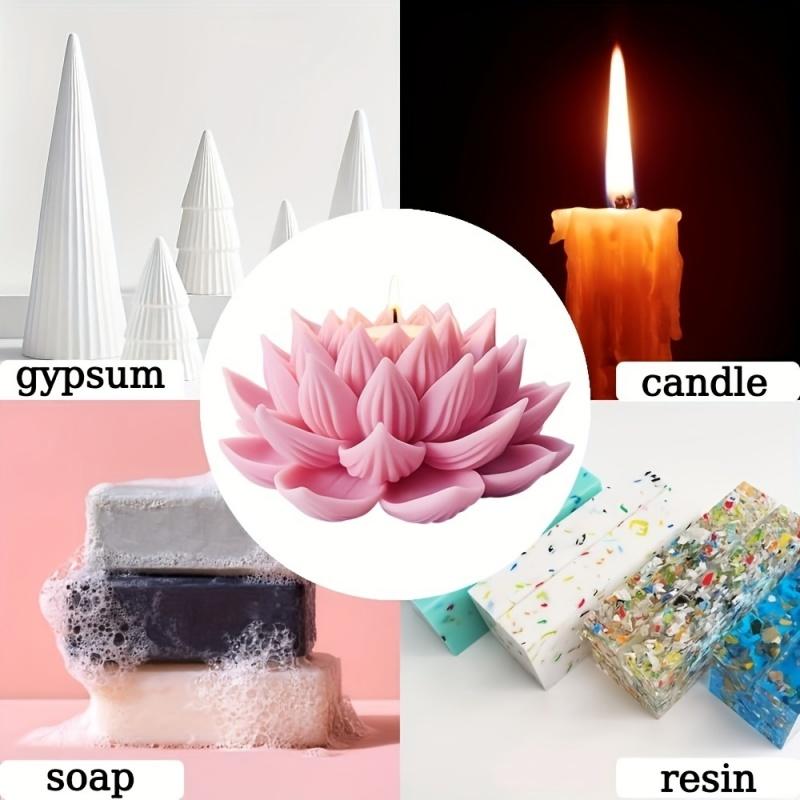 1PC Lotus Flower Candle Mold S – Candle Making Design recenzja i cena