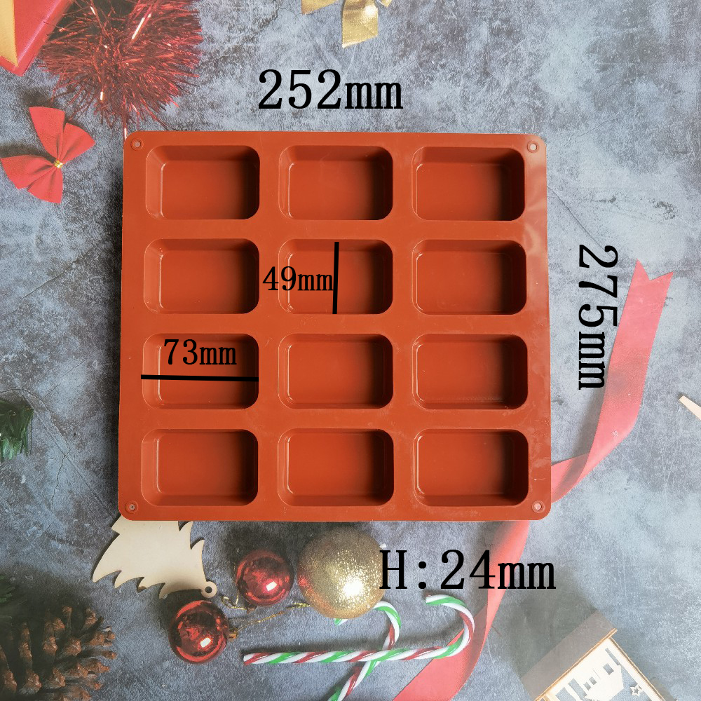 12 Cavity Square Silicone Soap – Candle Making Reno recenzja i cena