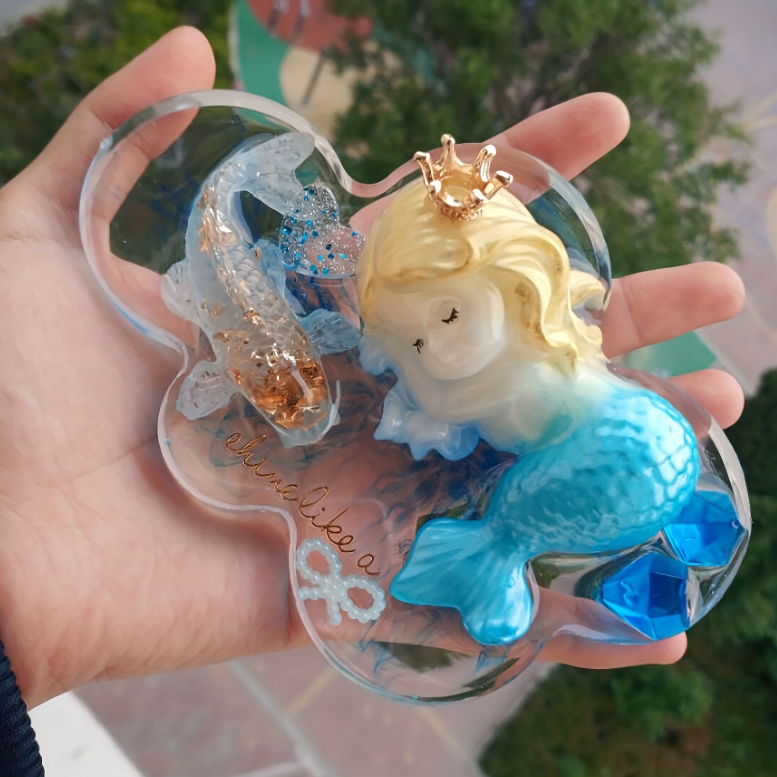 Cute Cartoon Mermaid Silicone  – Candle Making Diy recenzja i cena