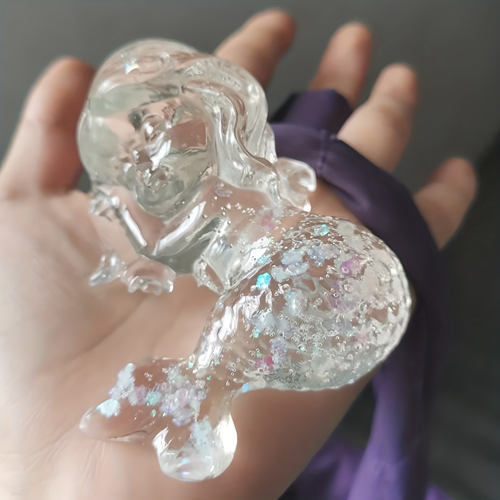 Cute Cartoon Mermaid Silicone  – Candle Making Diy recenzja i cena