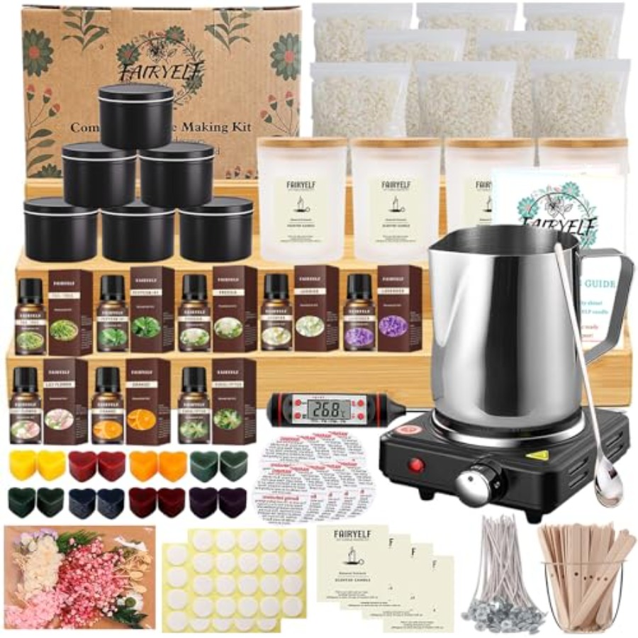 Premium Candle Making Kit with – Candle Making Glass recenzja i cena