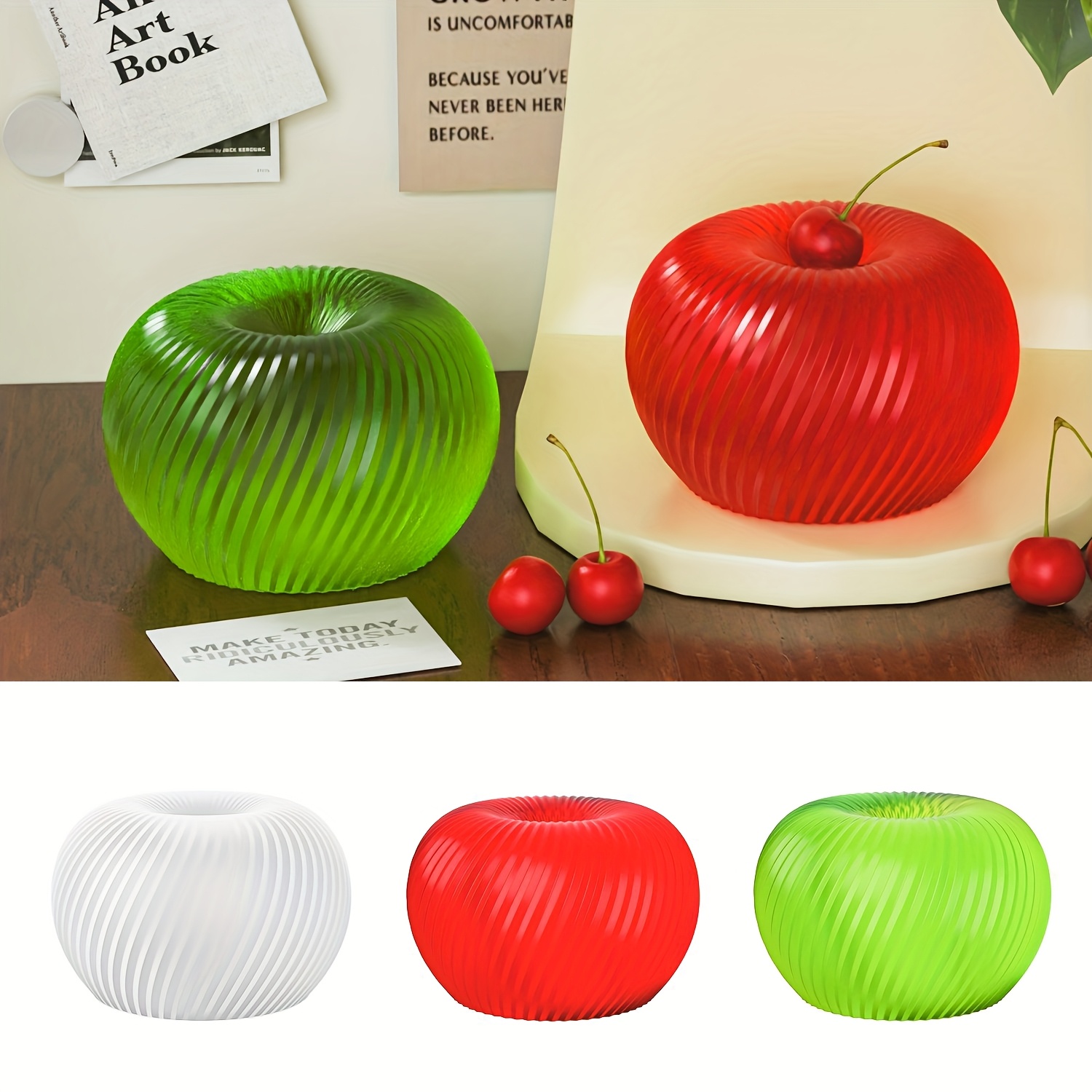 A trendy red apple silicone mo – Candle Mold Silicone recenzja i cena