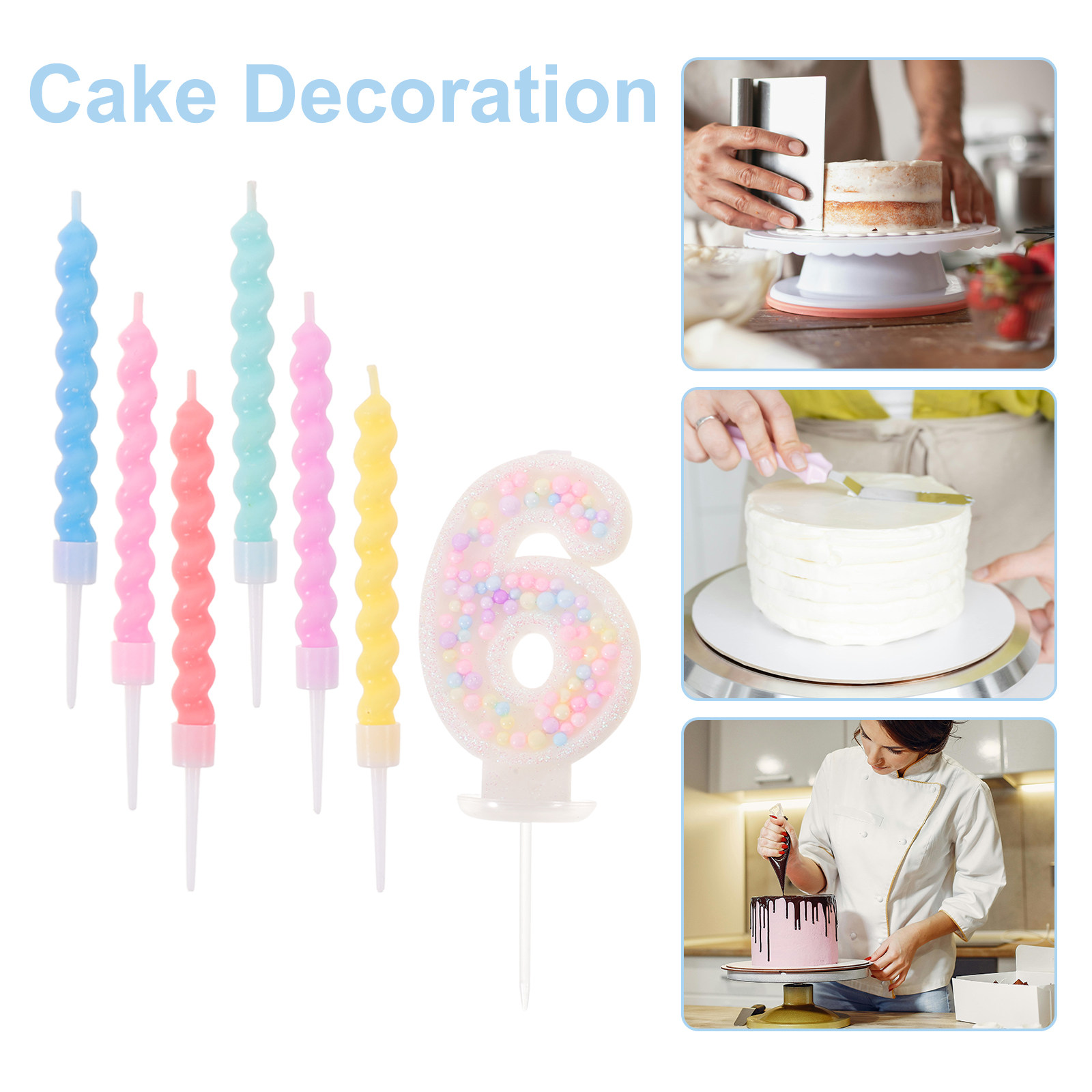 13Pcs Colorful Spiral Birthday – Paraffin Candle Wax recenzja i cena