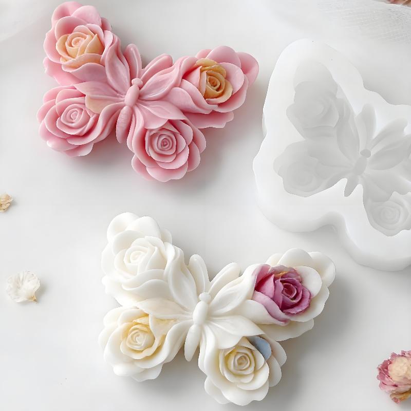 DIY Rose Butterfly Form Silico – Candle Making Diy recenzja i cena