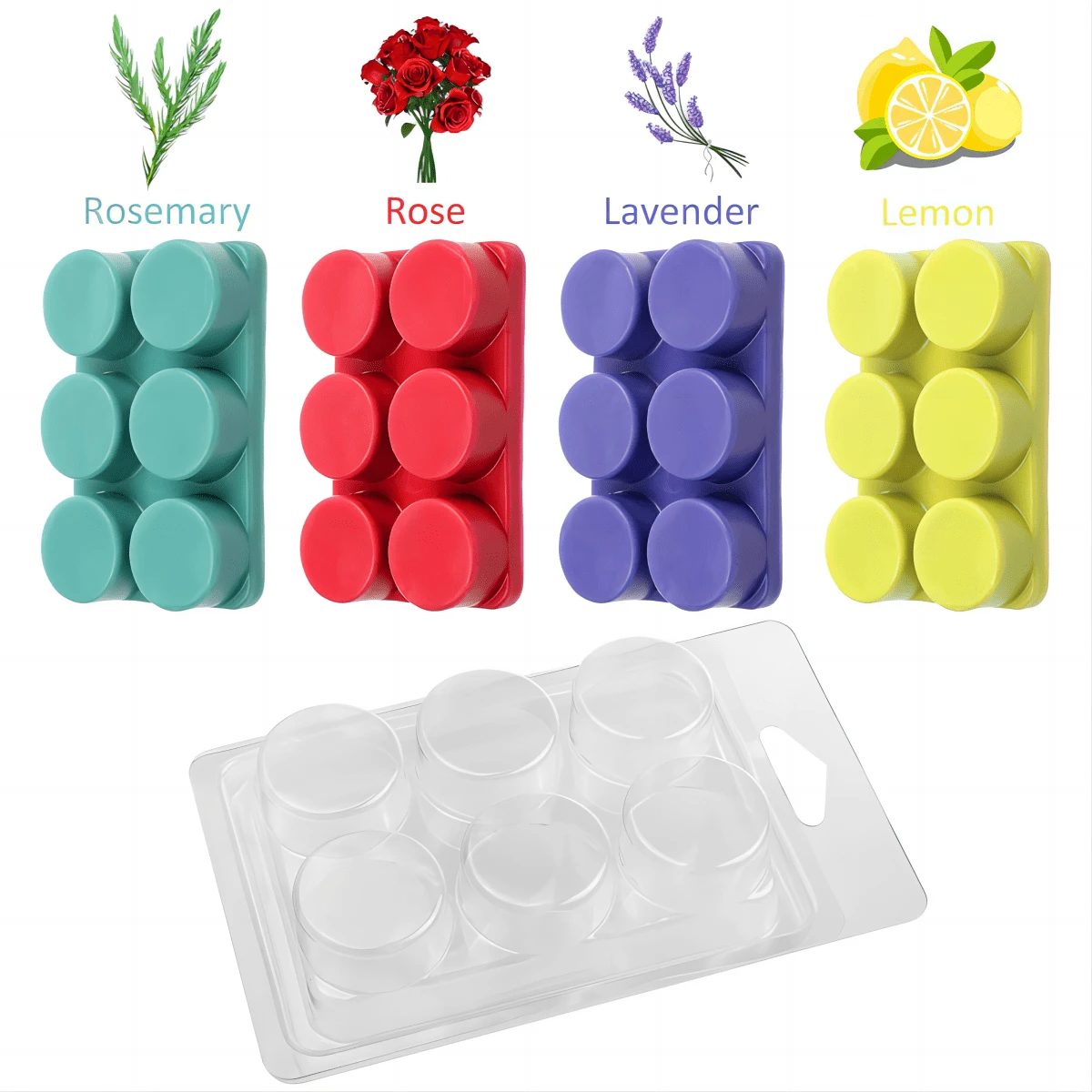 10pcs Wax Melt Mold, Wax Melt  – Candle Making Reno recenzja i cena