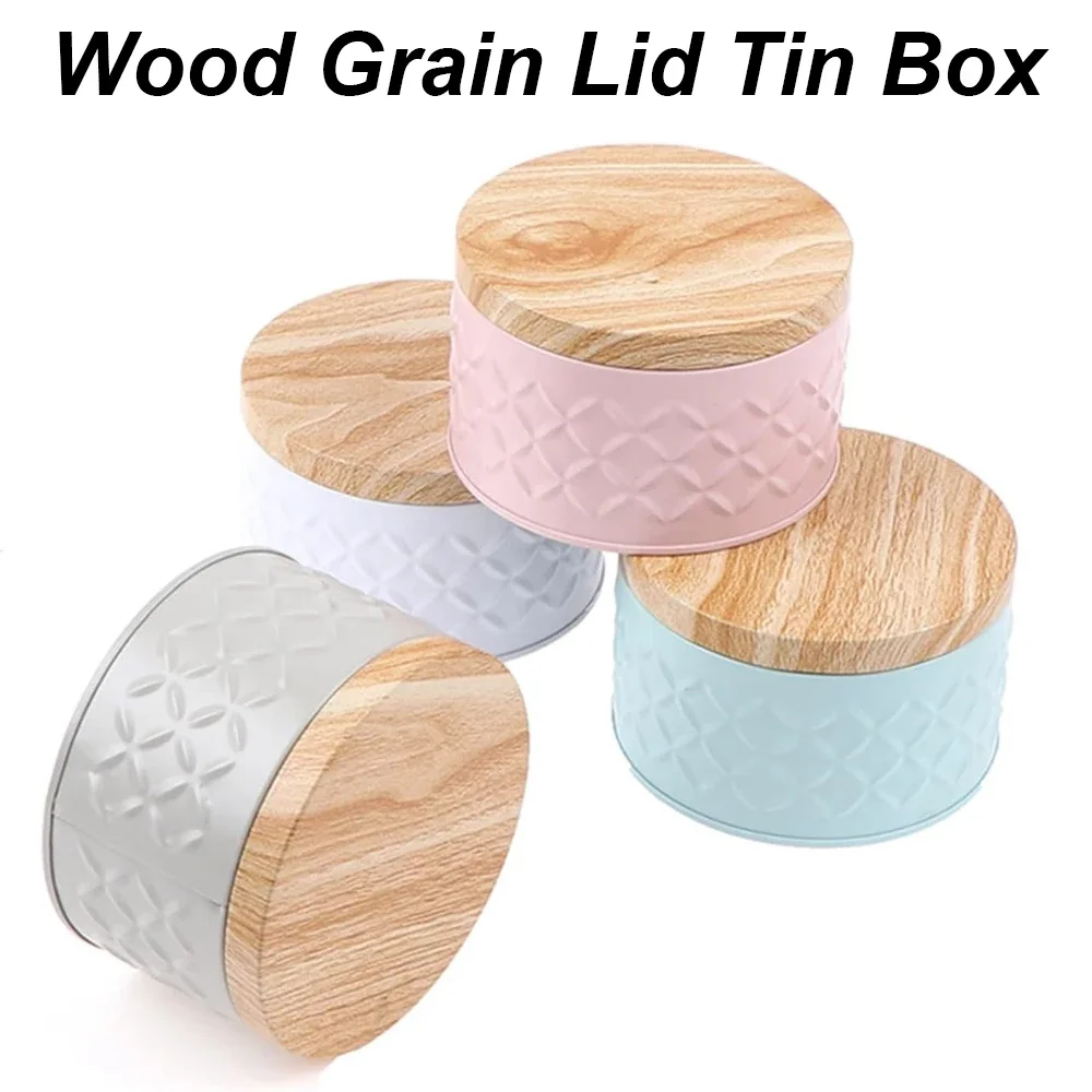 Tea Storage Jar Wood Grain Tin – Candle Making Homewood recenzja i cena
