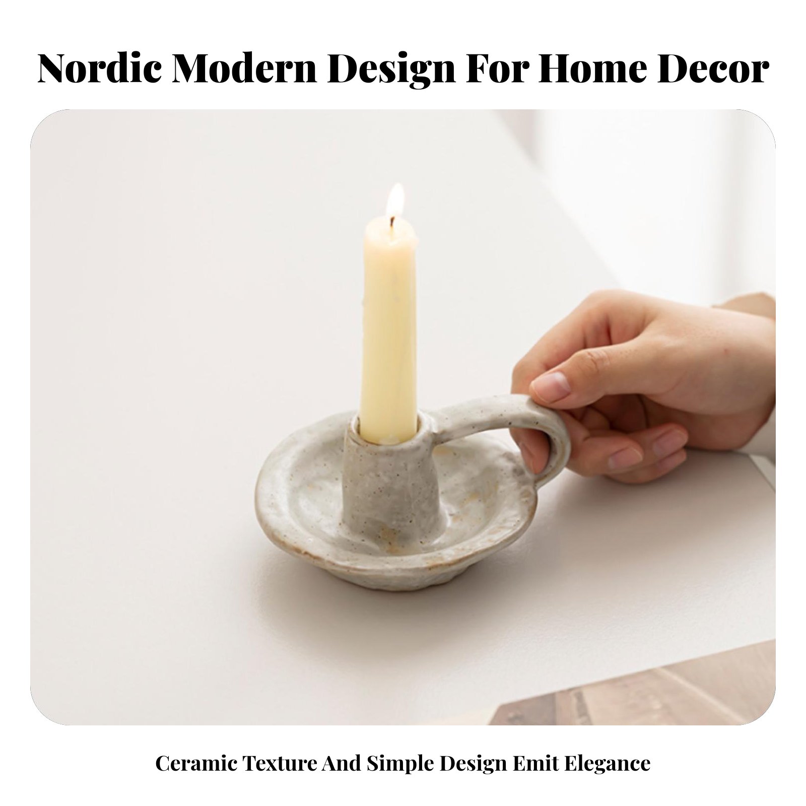 Nordic Ceramic Candle Holder,  – Paraffin Candle Wax recenzja i cena