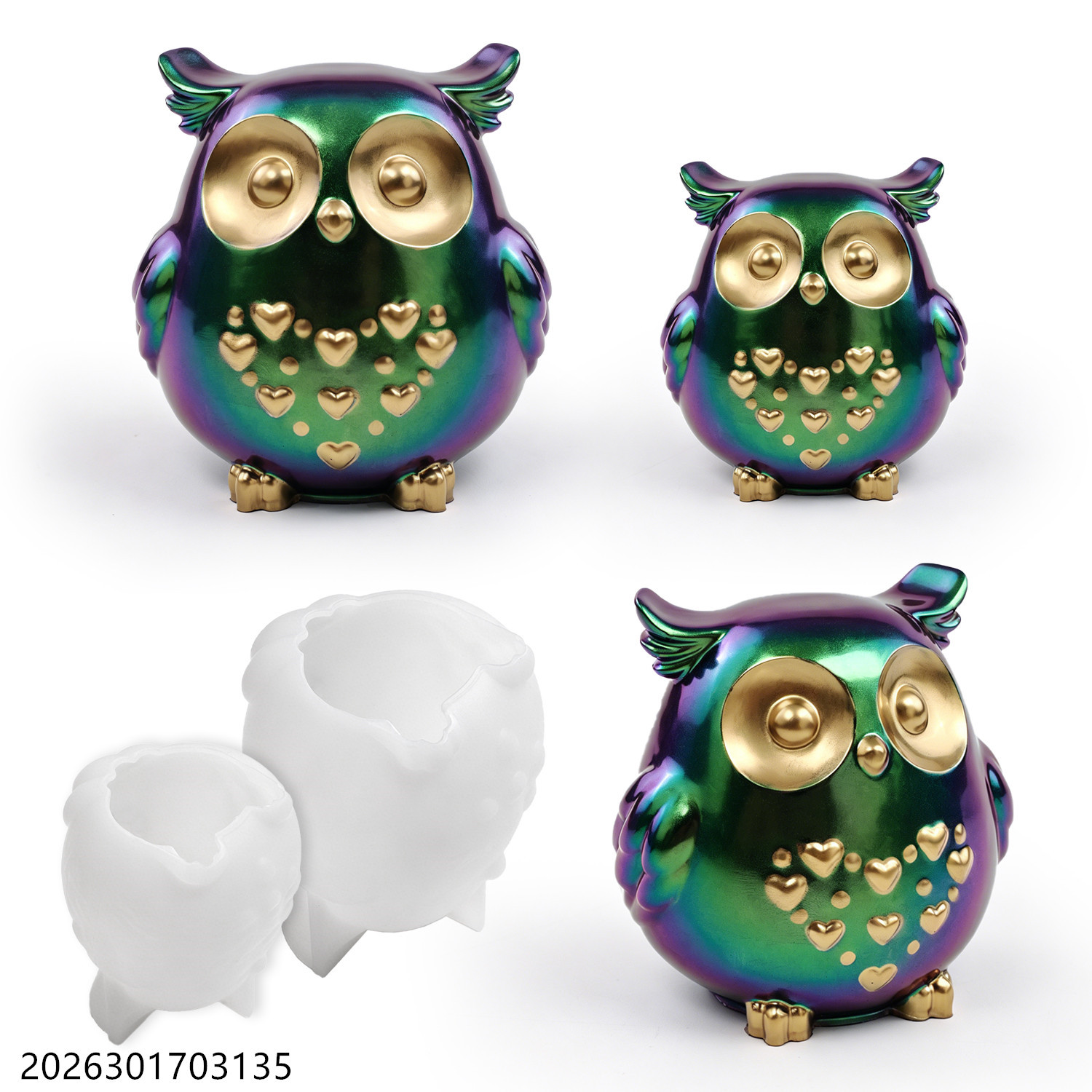 Owl Silicone Mold 3D Bird Shap – Candle Making Diy recenzja i cena