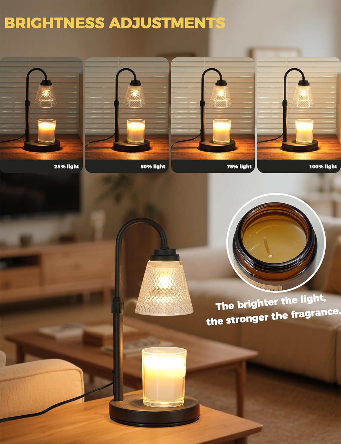 Candle Warmer Lamp with Timer  – Paraffin Candle Wax recenzja i cena