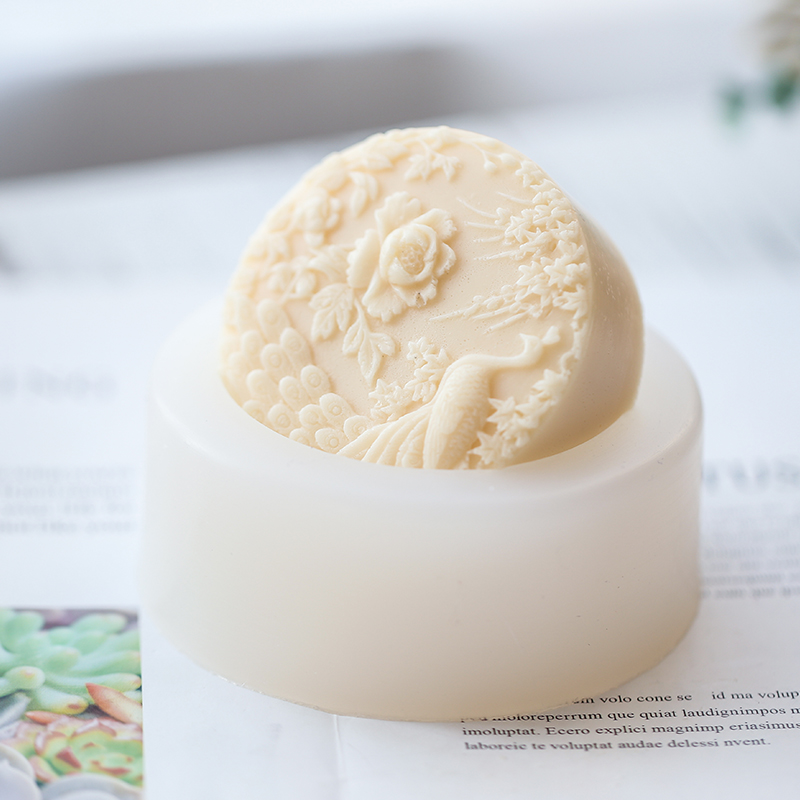 Peacock Flower Pattern Silicon – Candle Making Products recenzja i cena