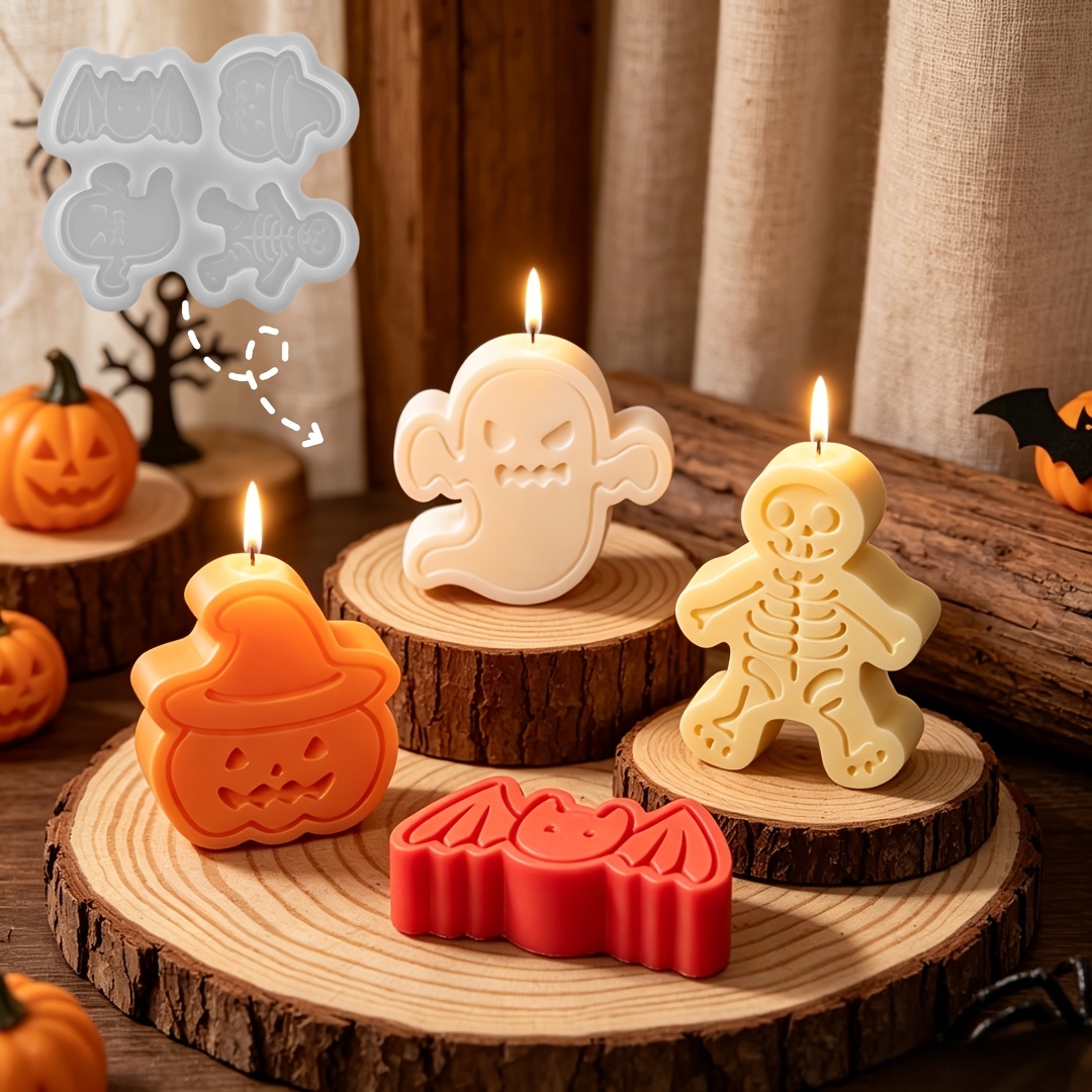 4-cavity silicone resin mold s – Candle Mold Silicone recenzja i cena