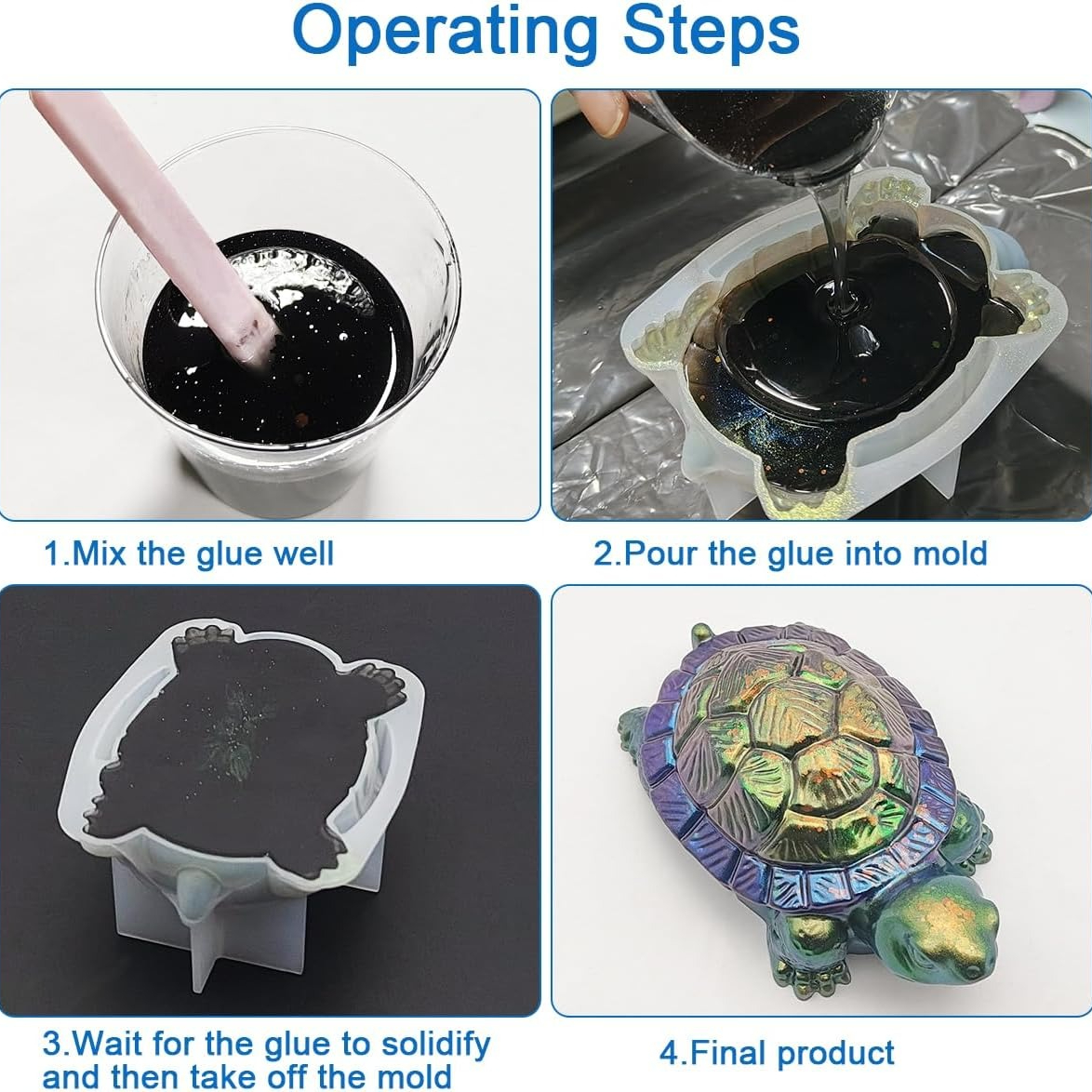 3D Tortoise Resin Molds Thick  – Candle Making Design recenzja i cena