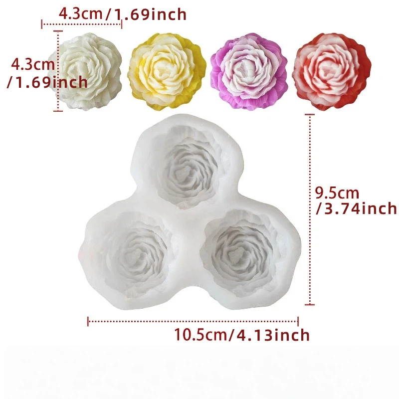 Peony Flower Candle Silicone M – Candle Mold Silicone recenzja i cena
